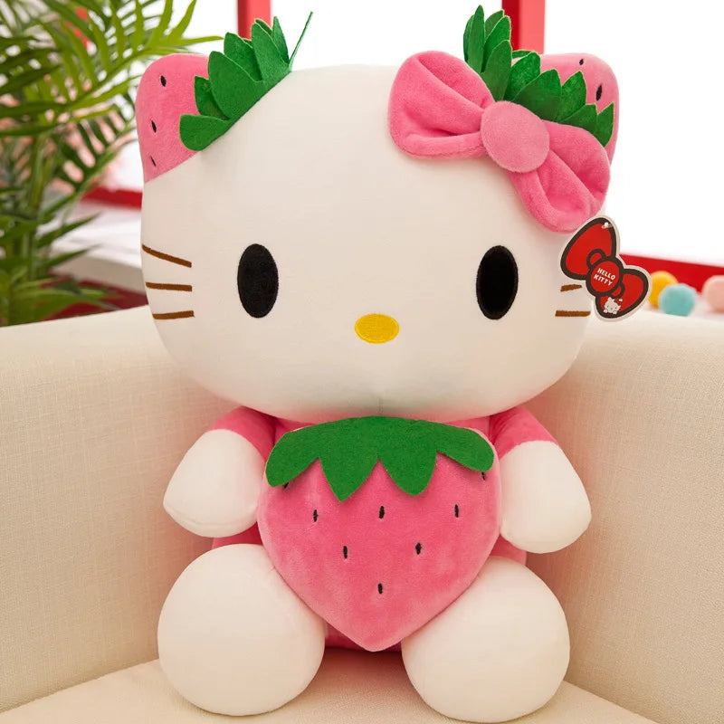 20-45Cm Kawaii Hello Kitty Plush Toys Anime Kawaii Pillow Doll Stuffed Animal Children Plushies Decoration Peluche Birthday Gift