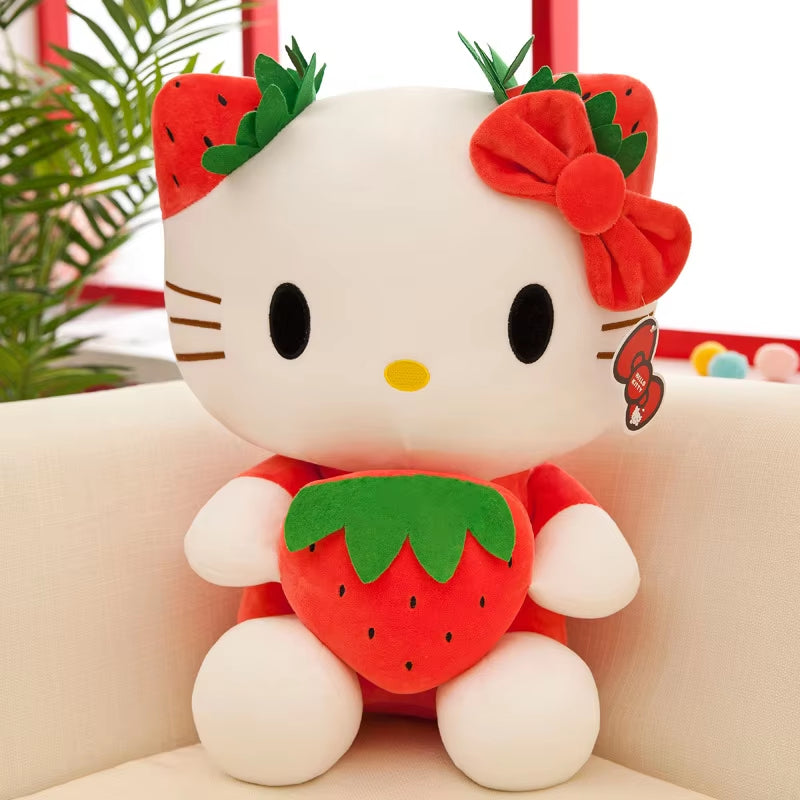 20-45Cm Kawaii Hello Kitty Plush Toys Anime Kawaii Pillow Doll Stuffed Animal Children Plushies Decoration Peluche Birthday Gift