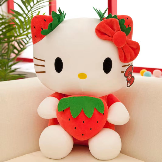 20-45Cm Kawaii Hello Kitty Plush Toys Anime Kawaii Pillow Doll Stuffed Animal Children Plushies Decoration Peluche Birthday Gift